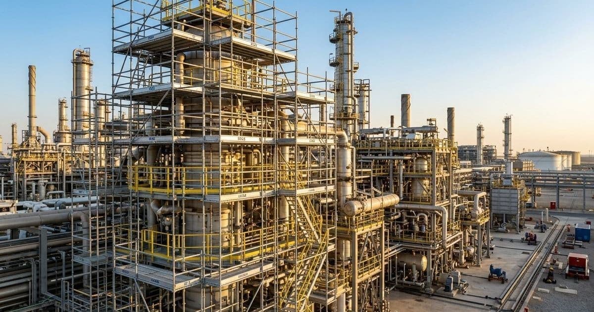 Industrial scaffolding and plant infrastructure - Gulf Orbit
