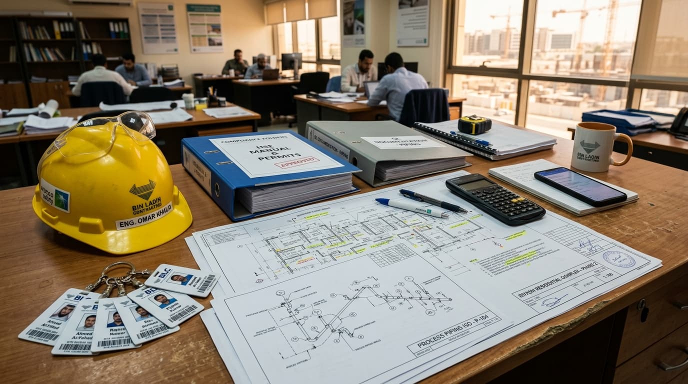 المستندات المطلوبة من مقاول توريد العمالة قبل التعبئة وبدء العمل