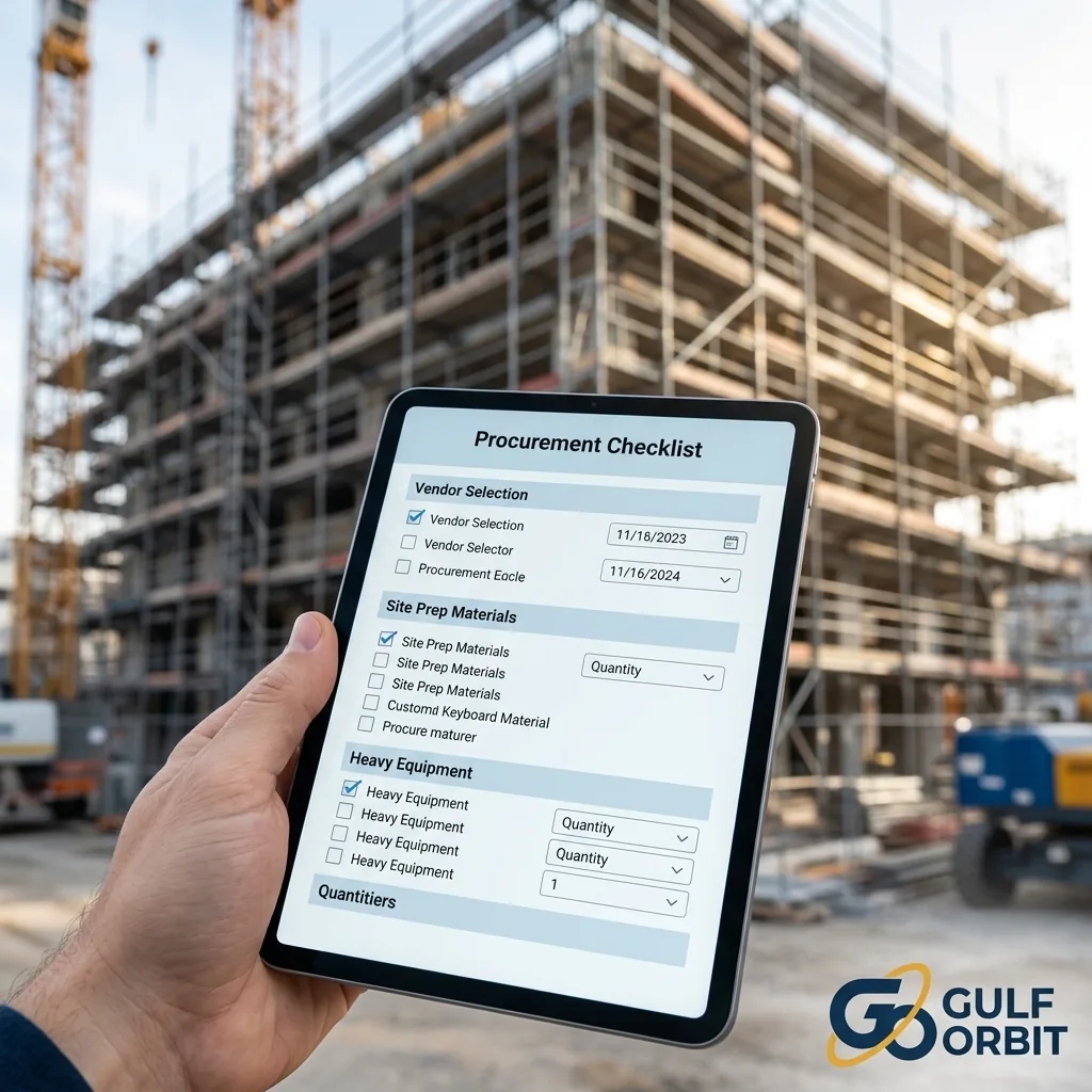 قائمة جلف أوربت لطلب عمالة السقالات