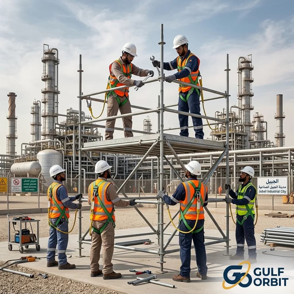 Gulf Orbit Scaffolding Manpower for Jubail Industrial Projects