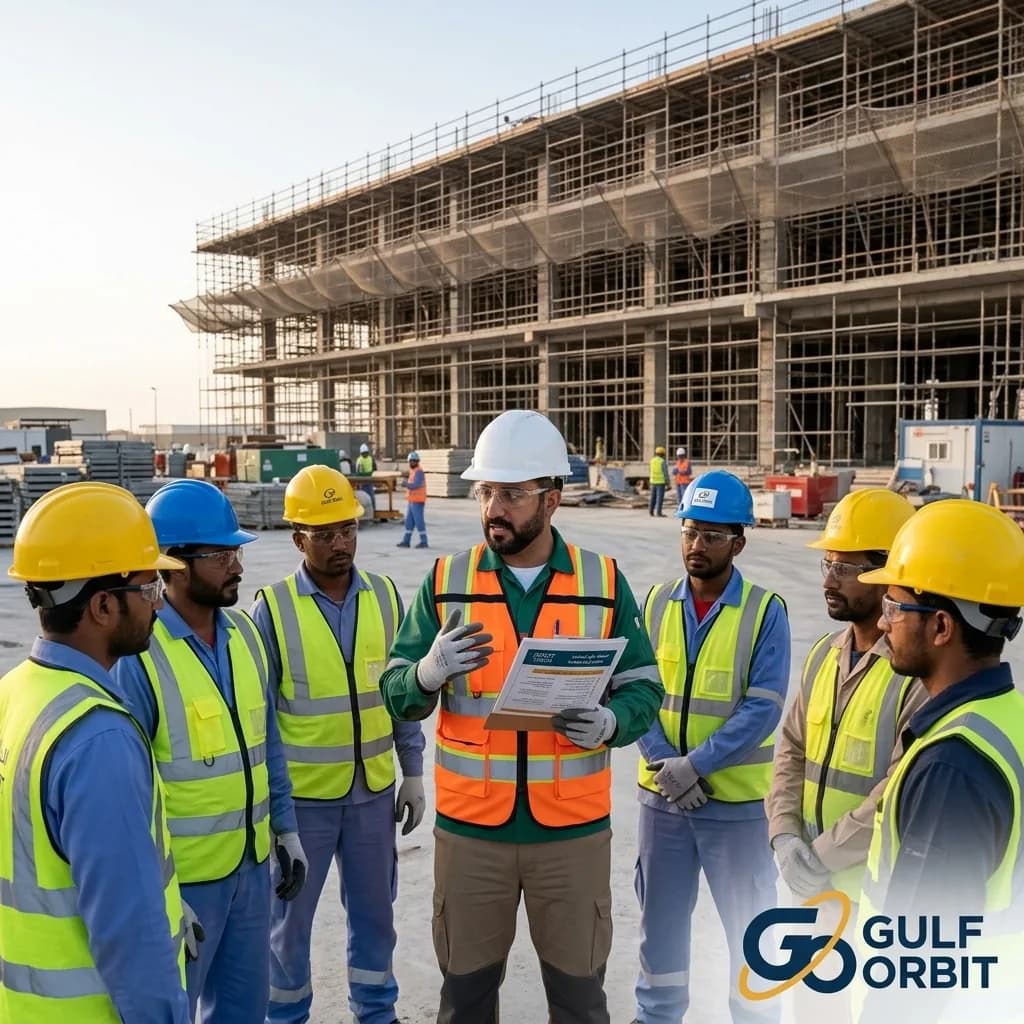 مستندات السلامة وجاهزية الموقع للسقالات