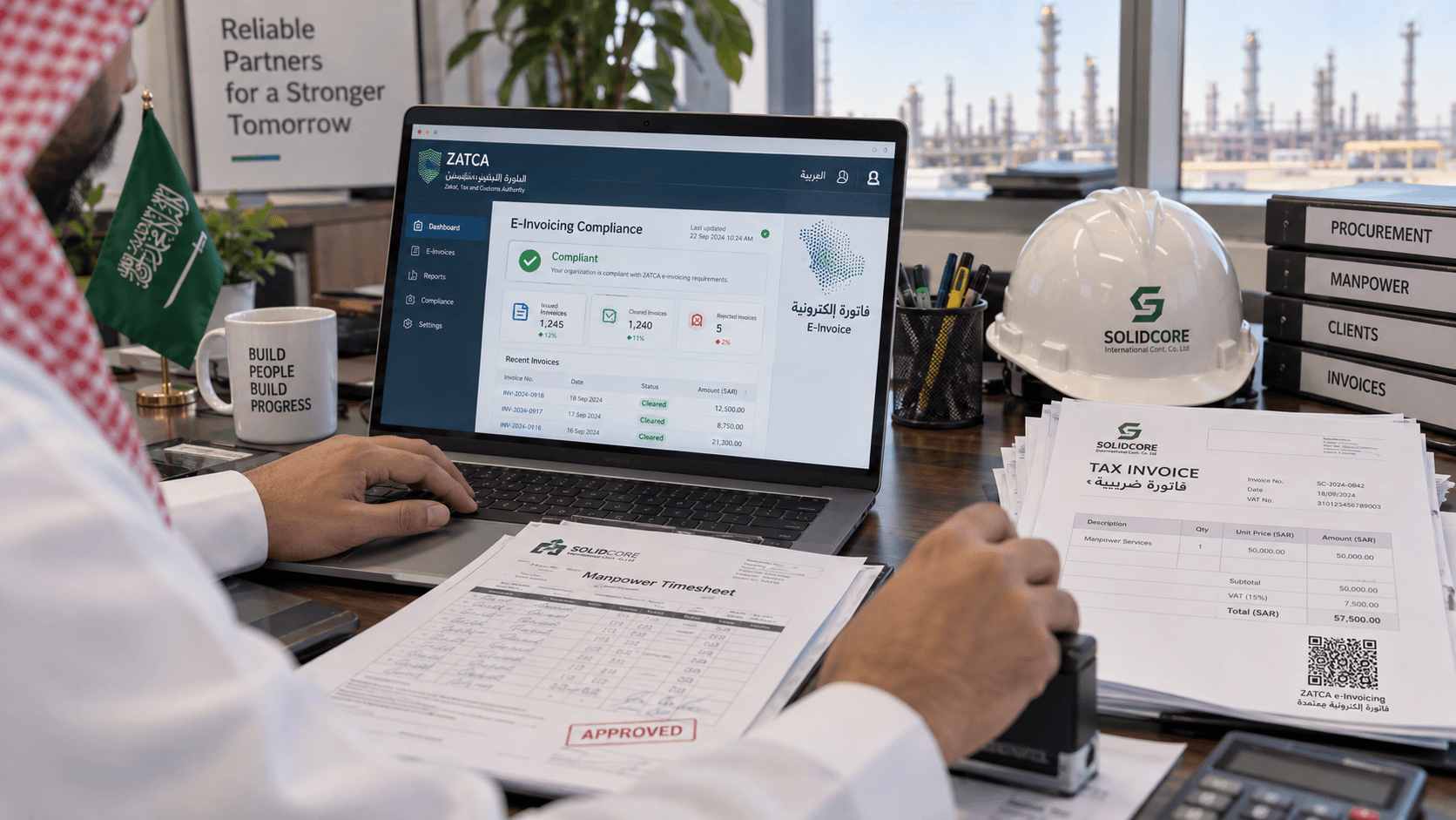 VAT and Invoicing on Manpower Supply in Saudi Arabia: ZATCA Compliance